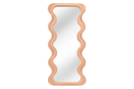 Decorațiuni - Oglindă de perete CURVY 160 cm, culoare cais