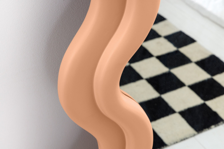 Oglindă de perete CURVY 160 cm, culoare cais [8]