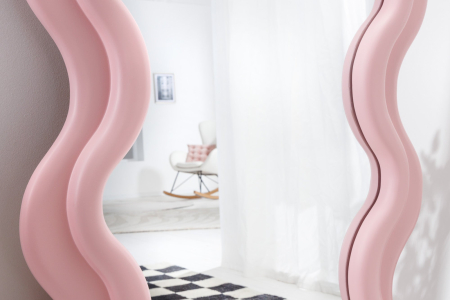 Oglindă de perete CURVY 160 cm roz [6]