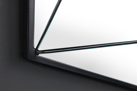 Oglindă de perete DIAMOND 60 cm negru [7]