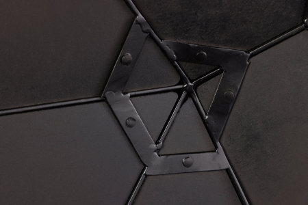 Oglindă de perete DIAMOND 60 cm negru [4]