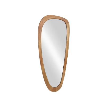 Decorațiuni - Oglindă de perete ORGANIC 120 cm din lemn masiv cu aspect de stejar
