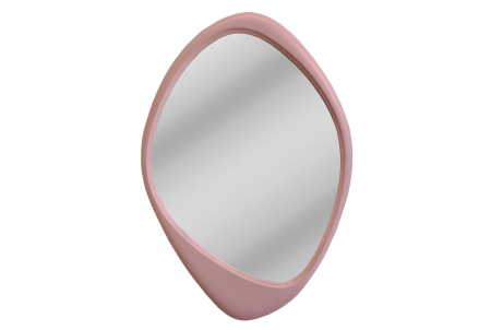 Decorațiuni - Oglindă de perete ORGANIC 90 cm roz