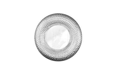 Decorațiuni - Oglindă de perete ORIENT 60 cm, efect de lovitură de ciocan, argintiu