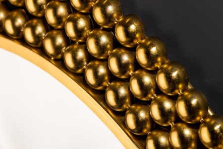 Oglindă de perete PEARLS 75 cm fier auriu [7]