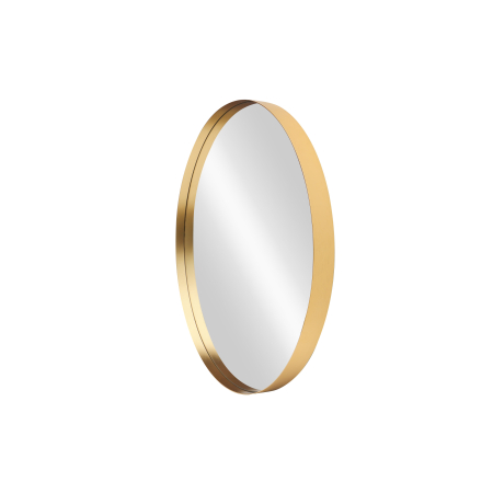 Oglindă de perete PORTRAIT 60 cm rotundă din aluminiu auriu [3]