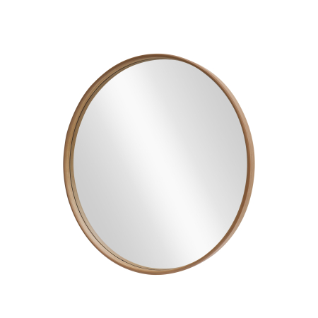 Decorațiuni - Oglindă de perete PORTRAIT 70 cm rotundă, furniruită cu lemn de stejar