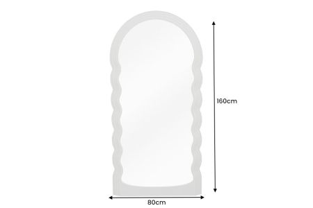 Oglindă de perete WAVE 160 cm gri-bej [8]