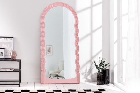 Oglindă de perete WAVE 160 cm roz [2]