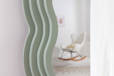 Oglindă de perete WAVE 160 cm verde salvie [5]