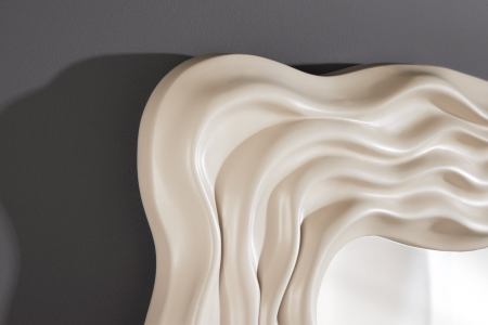 Oglindă de perete WAVE 90 cm gri-bej [4]