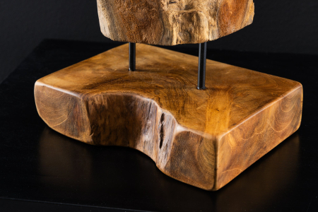 Ornament FLAME 30-40 cm din lemn de tec [8]