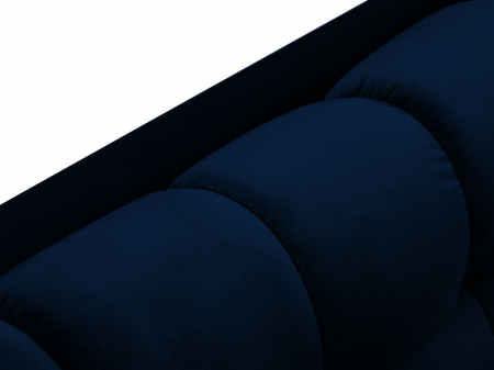 Otoman Mamaia, cotieră pe partea stânga cu picioare din metal negru, albastru royal [3]