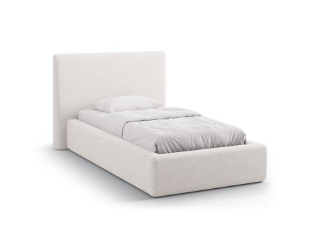 Paturi & cadre pat - Pat Amy cu tapițerie din țesătură structurală