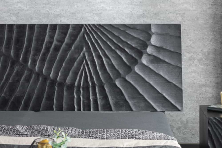 Pat din lemn masiv de mango negru Scorpion, 180x200 cm [7]