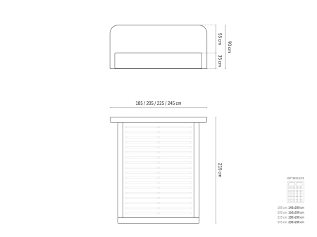 Pat Elizabeth cu tapițerie din țesătură structurală [6]