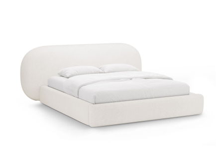 Paturi - Pat Ovalo cu tapițerie din boucle