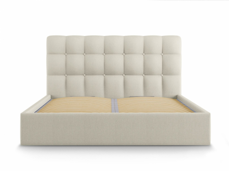 Pat Phaedra Beige cu țesătură structurală 140x200 [2]