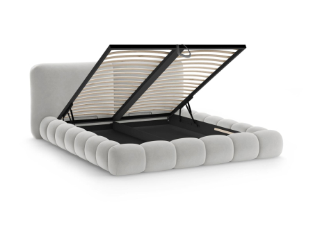 Pat Solange cu tapițerie din catifea [3]