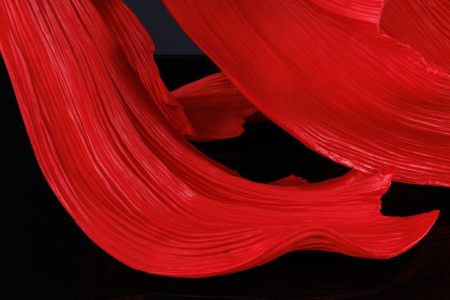 Pește decorativ CROWNTAIL 65 cm din poliresină roșie [7]