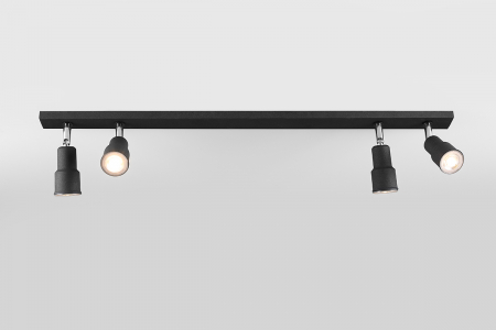 Lustre - Plafonieră ASPO cu 4 becuri  WHITE