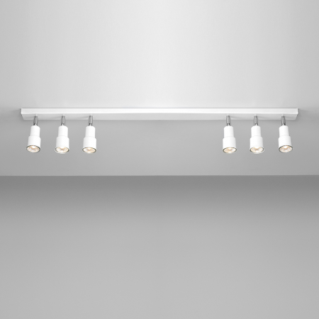 Lustre - Plafonieră ASPO cu 6 becuri WHITE (2 x 3)