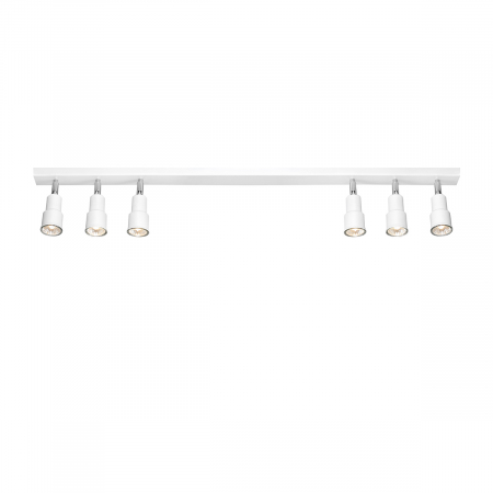 Plafonieră ASPO cu 6 becuri WHITE (2 x 3) [3]
