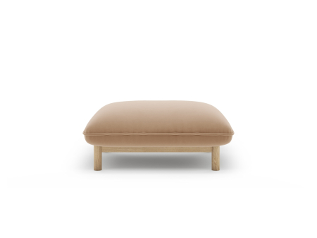 Puf Ada cu tapiterie din catifea