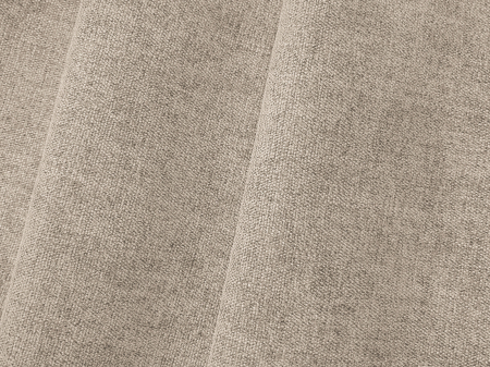 Puf Bloom si tapiterie din tesatura structurala, bej inchis [2]