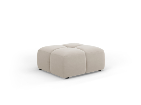 Living - Puf Harper cu tapiterie din catifea