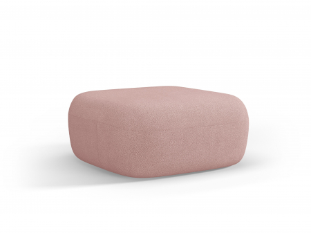 Puf Jenny si tapiterie boucle, roz [1]
