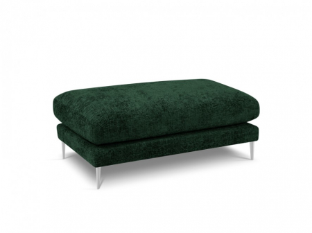 Puf Jog cu tapițerie din tesatura structurala, verde [1]