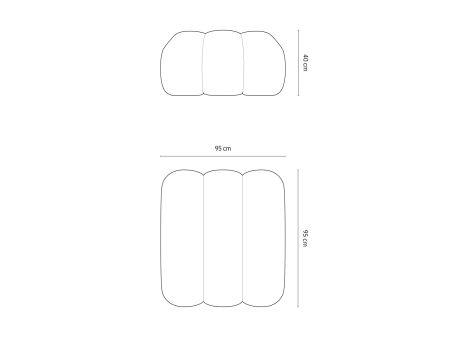 Puf Koge cu tapițerie din catifea [4]