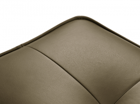 Puf Lily cu tapiterie din piele naturala [3]