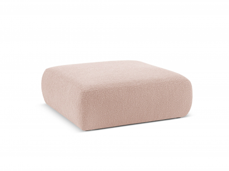 Puf Molino cu tapiterie boucle, roz [1]