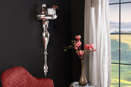 Raft de perete BAROCK SCALA 80 cm argintiu [3]