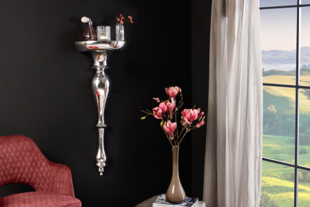 Raft de perete BAROCK SCALA 80 cm argintiu [2]