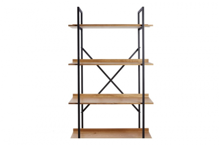 Biblioteci & rafturi - Raft din lemn de stejar Factory 166 cm