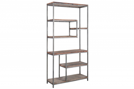 Biblioteci & rafturi - Raft din lemn reciclat Barracuda 186 cm