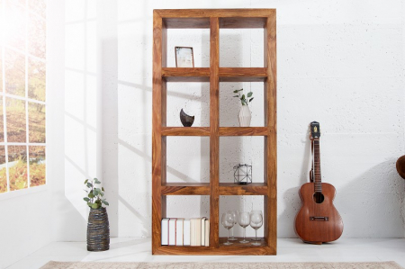 Raft din lemn Sheesham Makassar, 180/90 cm [2]