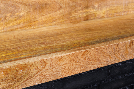 Raft pentru perete MAKASSAR din lemn de mango, 140 cm [4]