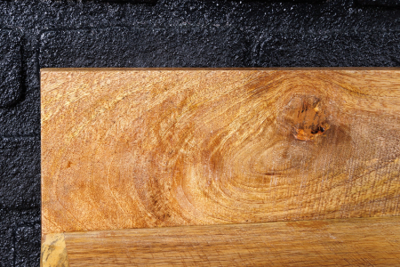 Raft pentru perete MAKASSAR din lemn de mango, 80 cm [3]