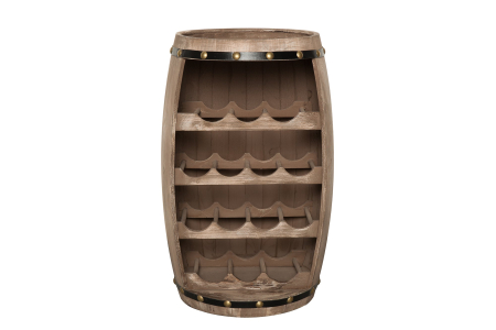 Bufete & baruri - Raft pentru vin BODEGA din lemn de brad, 60 cm