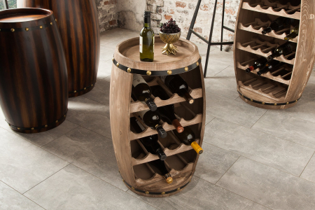 Raft pentru vin BODEGA din lemn de brad, 60 cm [2]