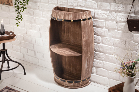 Raft pentru vin BODEGA din lemn masiv de brad, 80 cm [3]