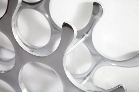 Raft pentru vinuri pentru 10 sticle, aluminiu argintiu [5]