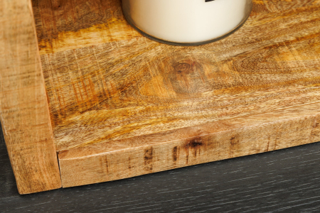 Raft RON CRAFT din lemn de mangom 160x156 cm [7]