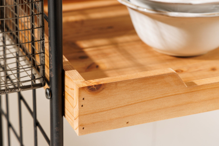 Raft SEVEN din lemn de pin, 80 cm [5]