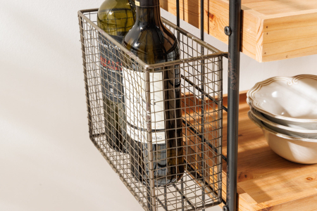 Raft SEVEN din lemn de pin, 80 cm [7]