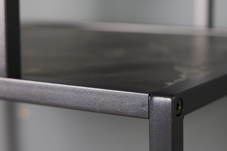 Raft SLIM LINE cu aspect de marmura antracit, 185x77 cm [4]